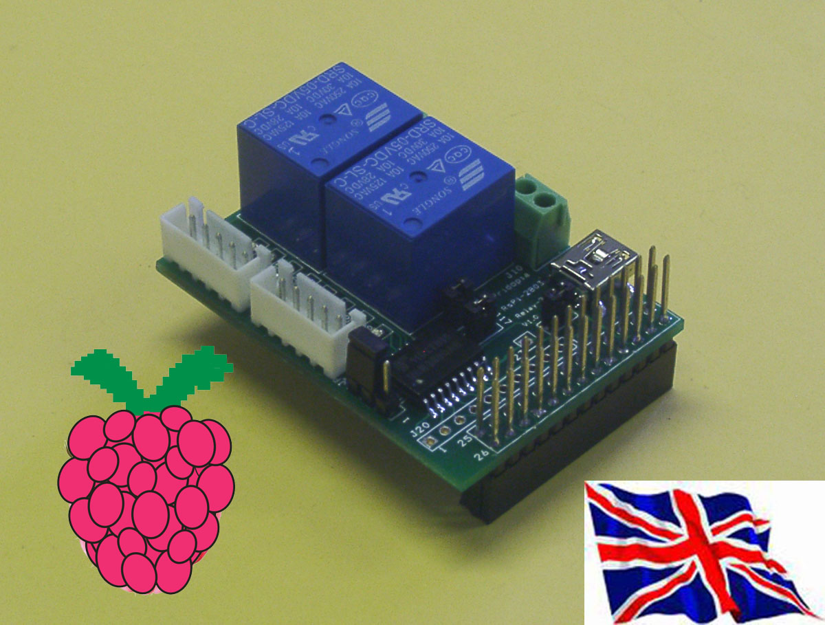 Rs- Pi  2803 2 Relay - Step Motor Board