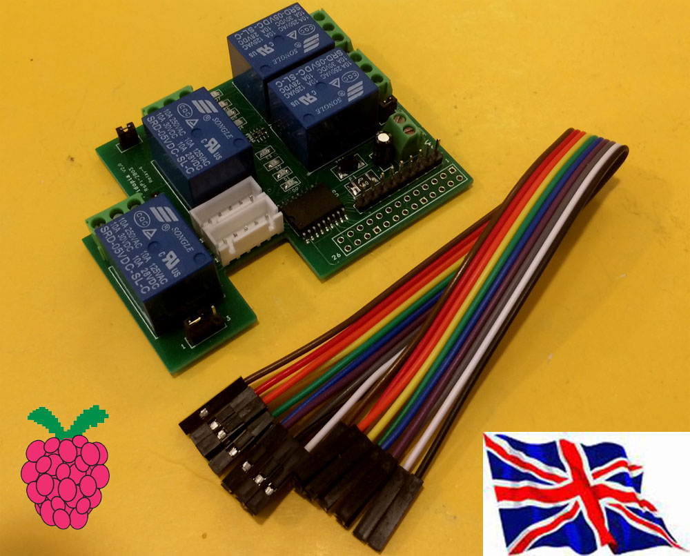 Rs- Pi 8bit 2803 4 Relay - V3 Board