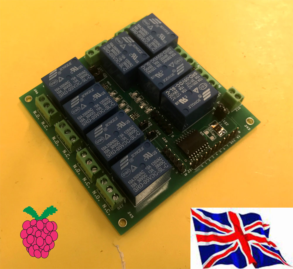 Pi 8bit 2803 8 Relay - V2 Board