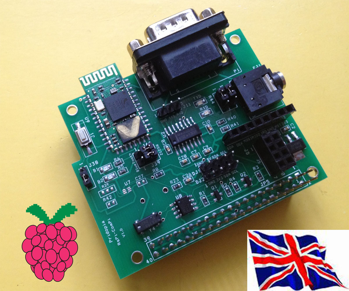Raspberry Pi RS232 COM port & Console Board