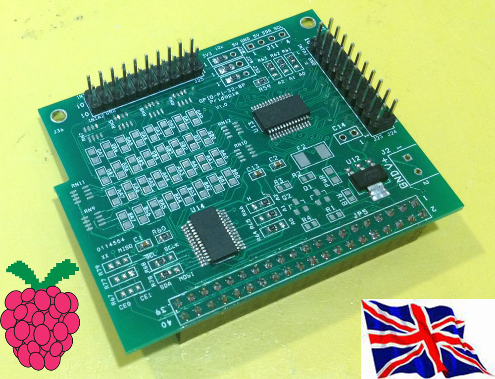 Raspberry Pi  SPI 23s17x2 -  Board