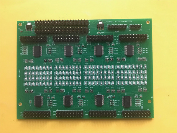 Raspberry Pi  SPI 23s17x8 -EXT  Board
