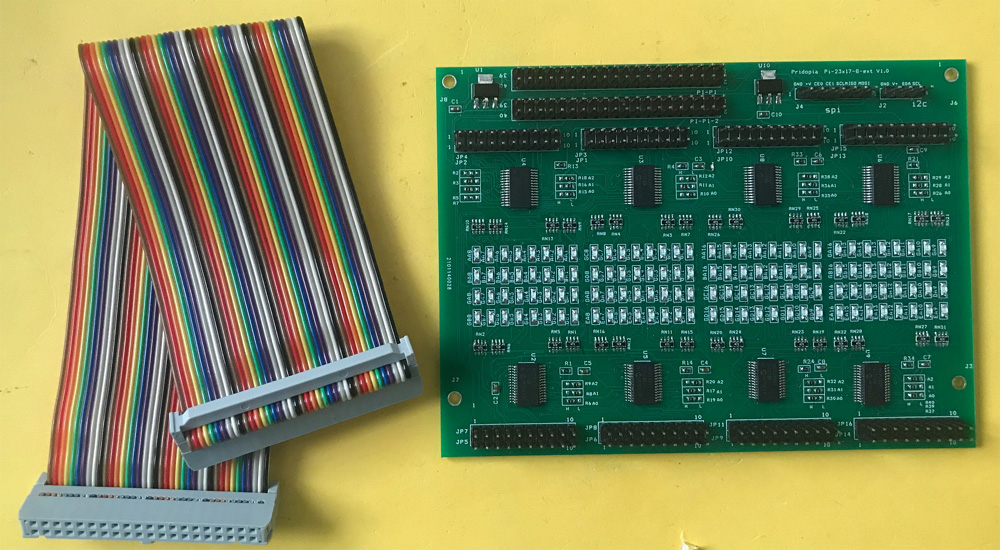 Raspberry Pi  SPI 23s17x8-EXT Board W/cable