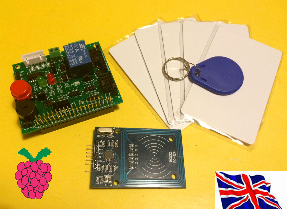 Raspberry Pi RFID Reader & Relay control Kit03
