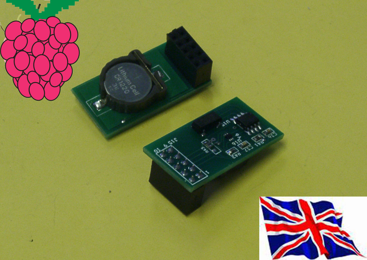Rs-Pi RTC  & Temp sensor Module  Board
