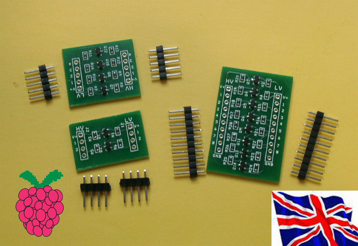 Rs-Pi Logic Level Converter SET Board