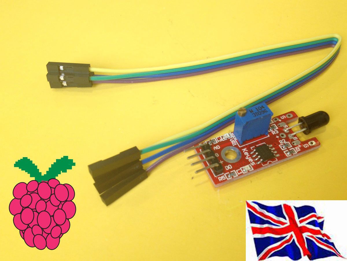 Rs- Pi IR Flame Sensor