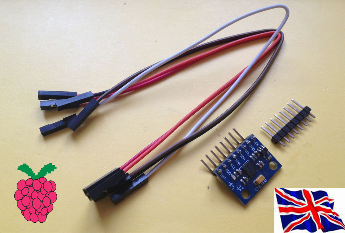 Raspberry Pi MPU6050 3 Axis Gyroscope + Accelerometer Module 6 DOF