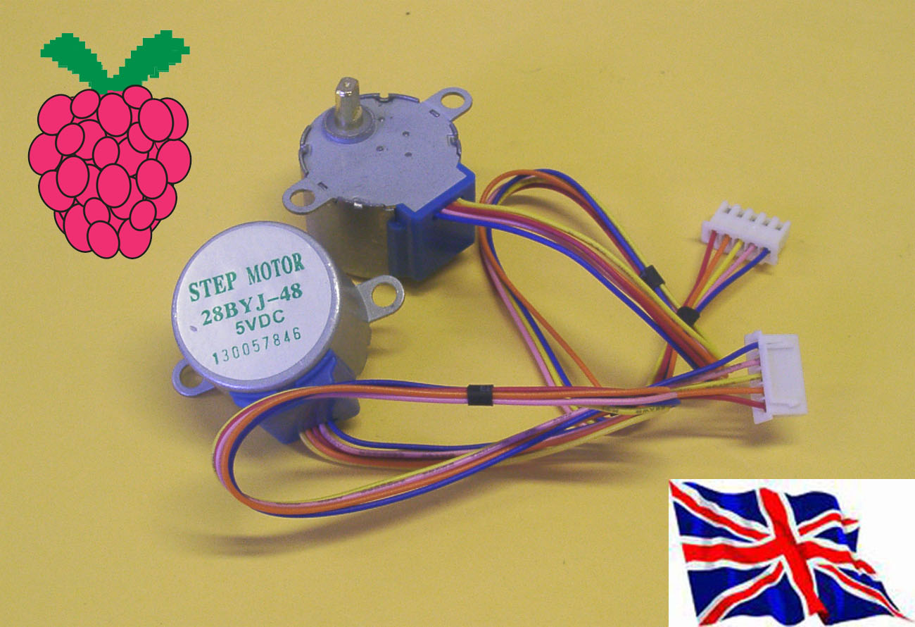 Rs- Pi 5V 28BYJ-48 Step Motor  x2