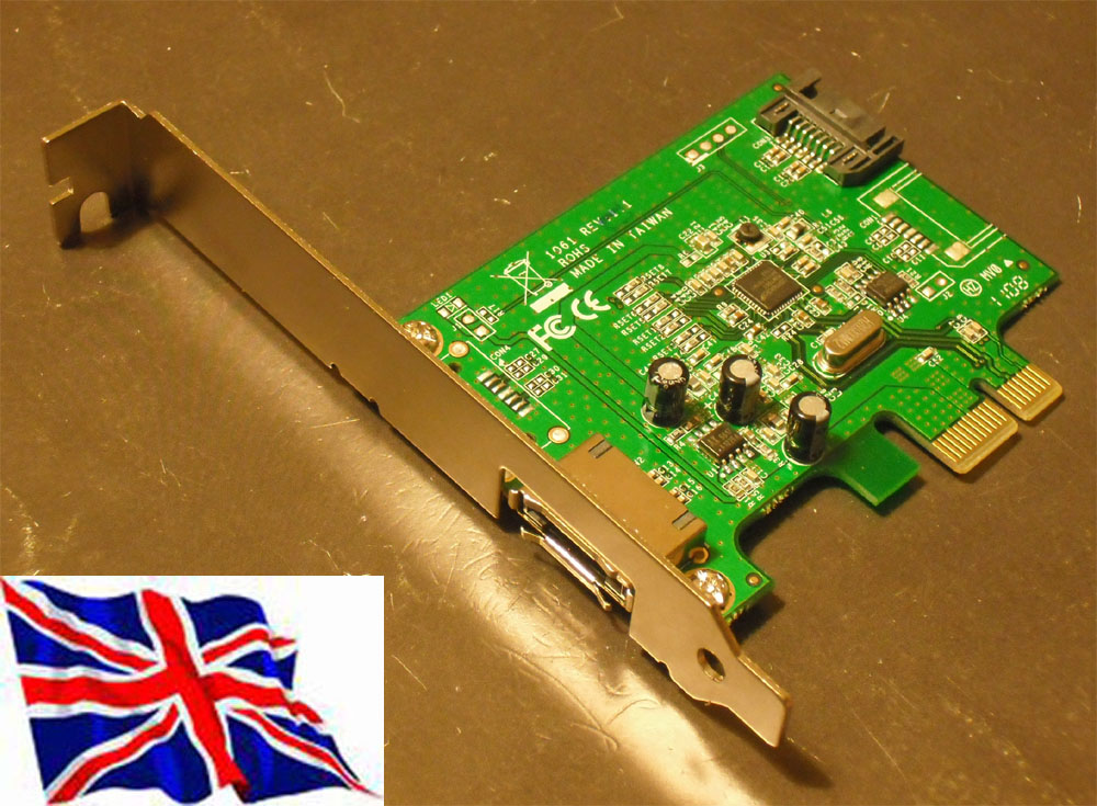 PCI Express  Card SATA III x1 eSATA III x1 6Gbps