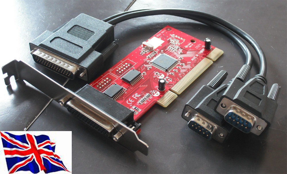 PCI  RS232  2 Port Serial Card 16C950