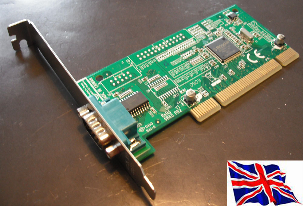 PCI RS232  1 port Serial Port Moschip 9865