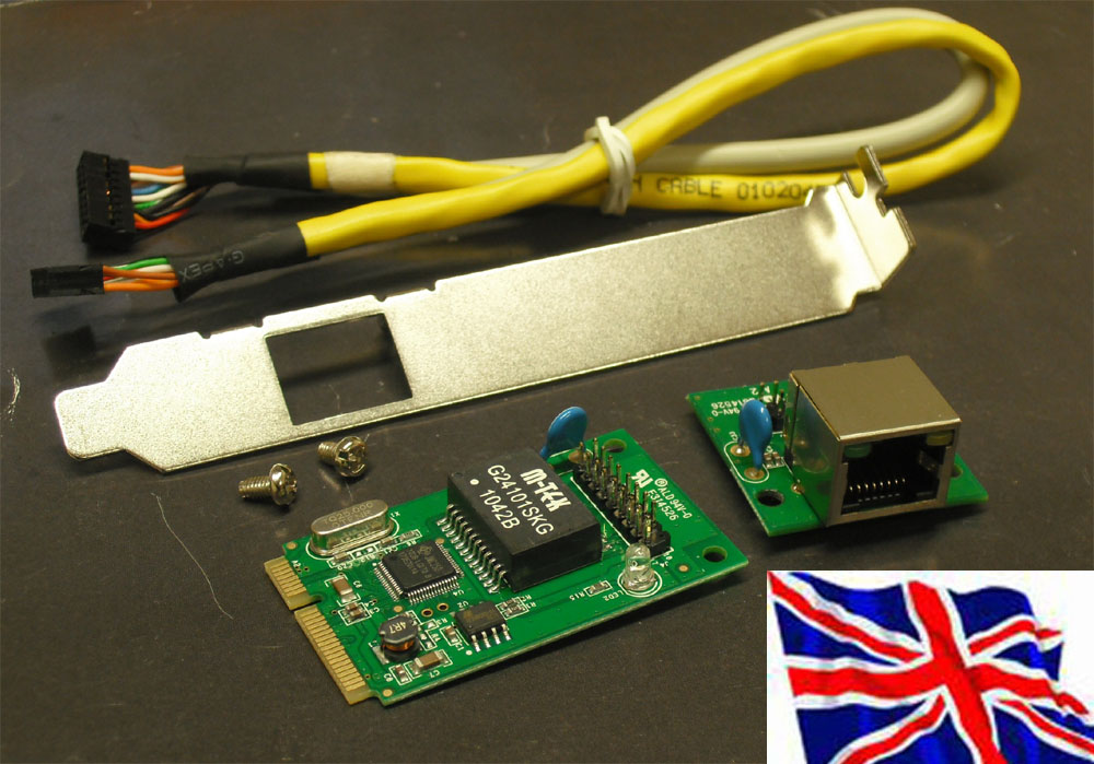 Mini PCI Express Gigabit Ethernet Card (JMC250)