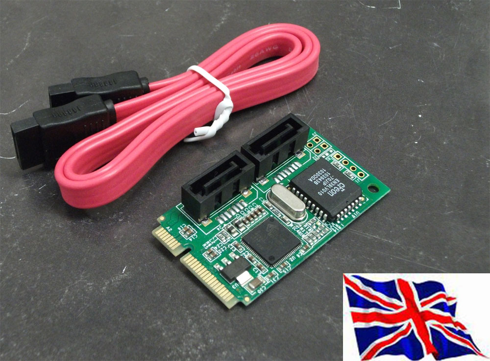 Mini PCI Express Internal SATA II Controller Card -V