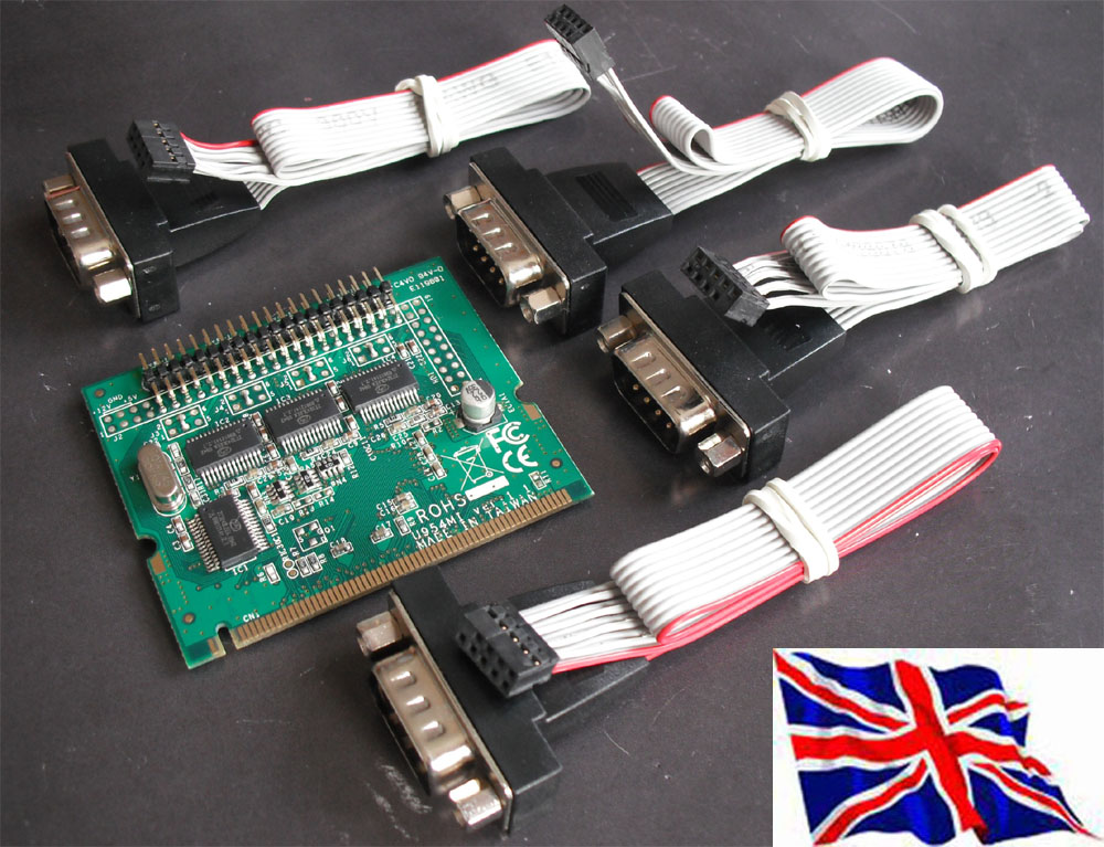 Mini PCI RS232 4 Serial (16c950)  4S