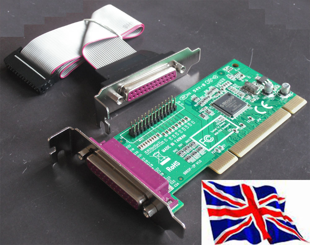 PCI Parallel 2P IEEE 1284 ECP  Low Profile (M 9865)