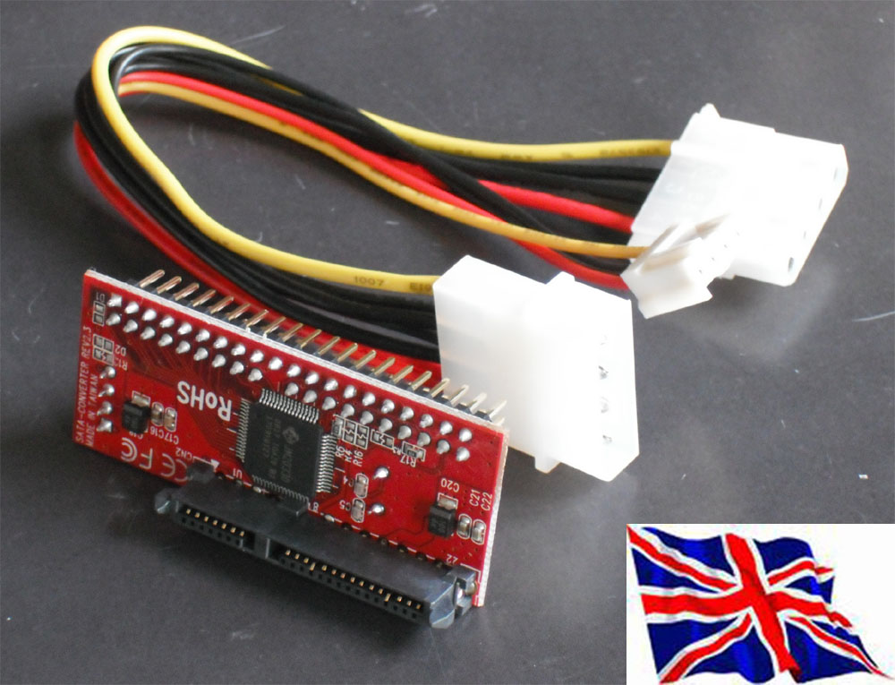 40 Pin Male IDE to SATA Adapter Converter