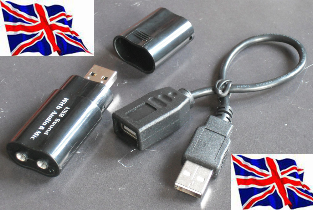 USB Stereo  Audio Adapter External Sound Card