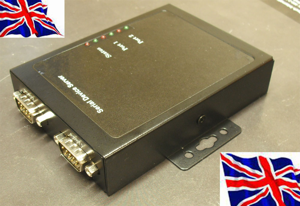 RS232 2 Serial Port OVER IP  Ethernet Device Server