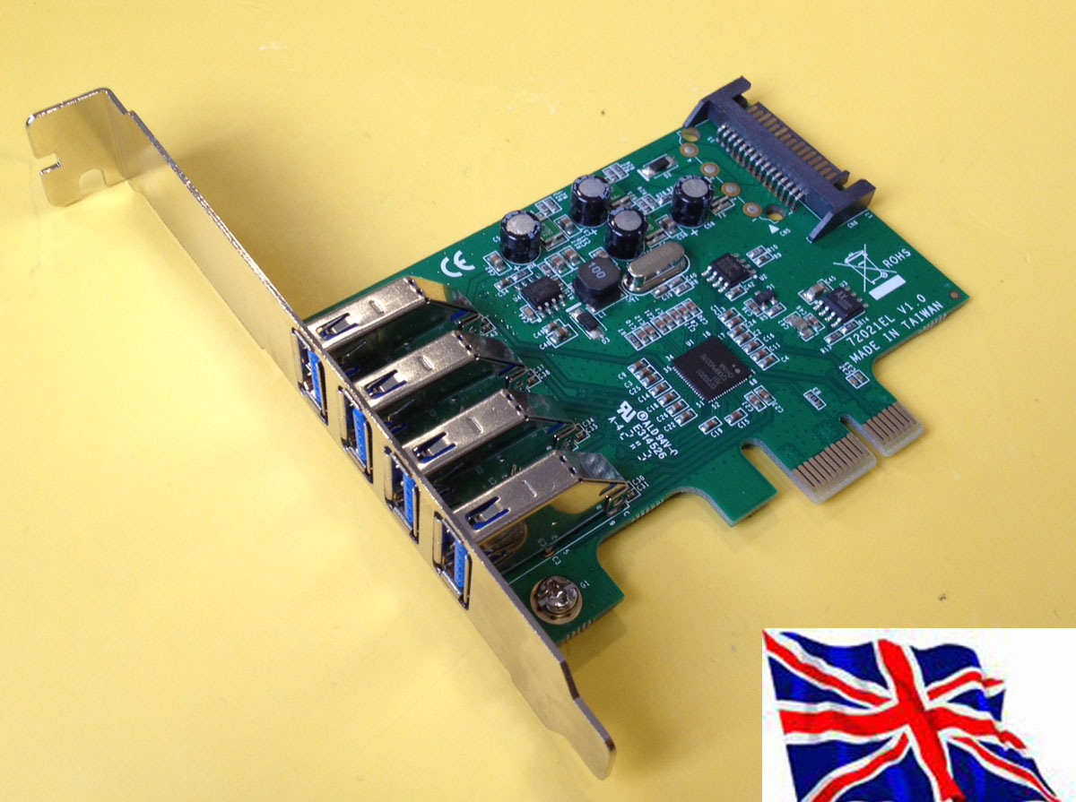 PCI Express PCIe USB 3.0 4 port NEC chip