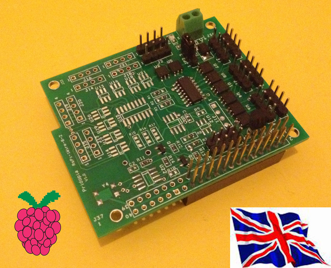 Rs-Pi ds2482-800  1-Wire-8 Board -v2.0