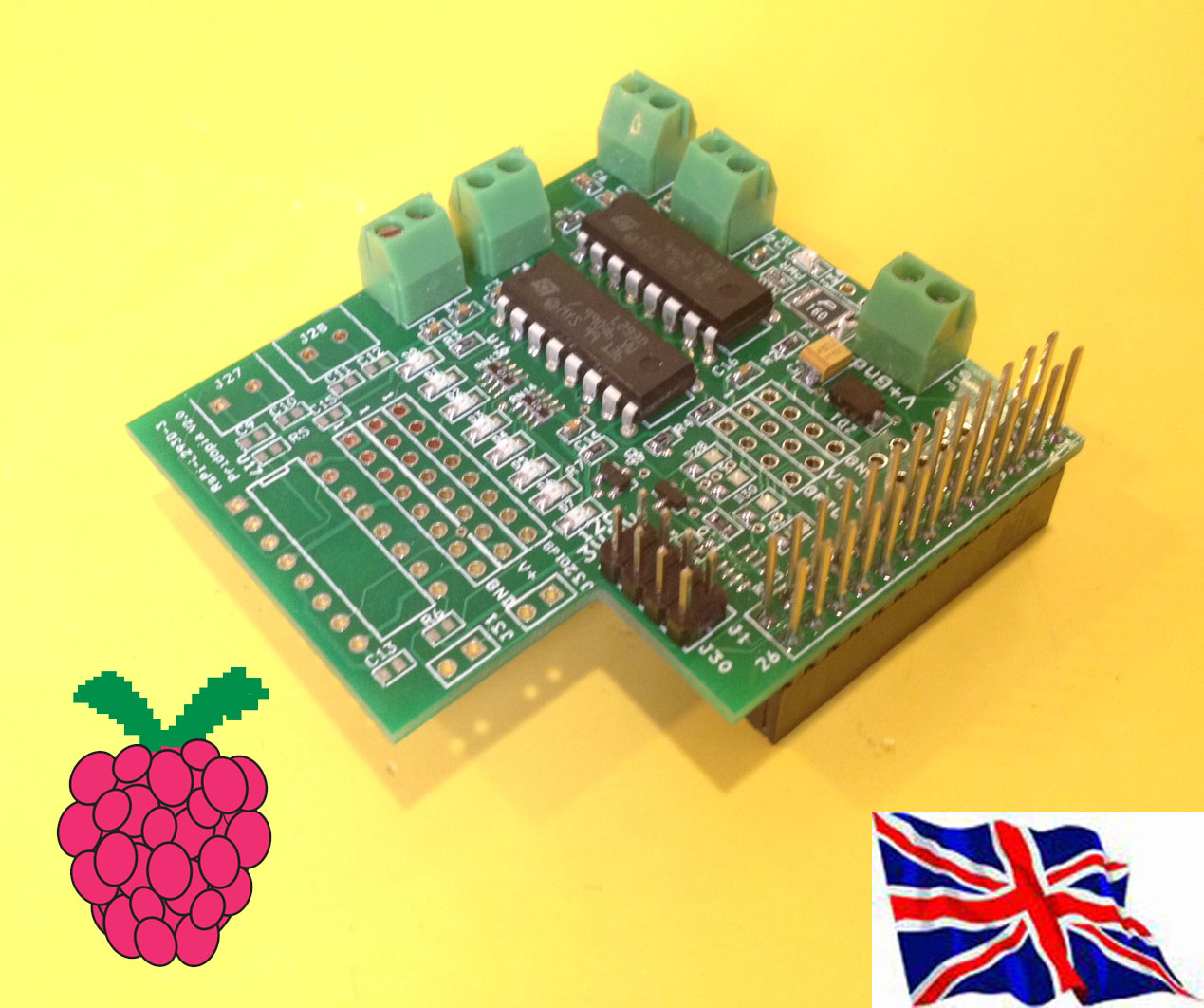 Rs-Pi L293d-2  4 Motor Board v2.0